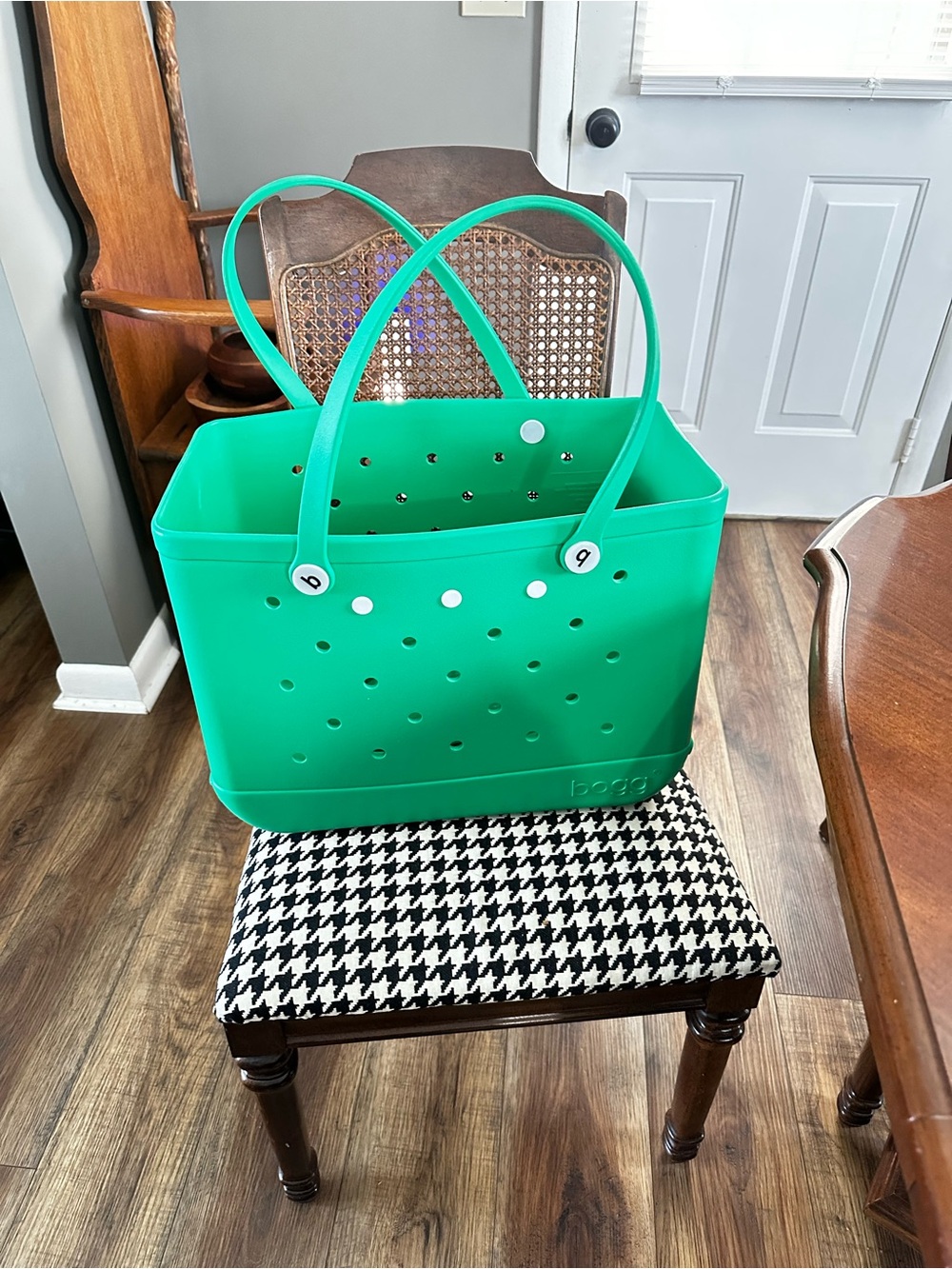 BOGG BAG Bright Teal Green Perforated Tote